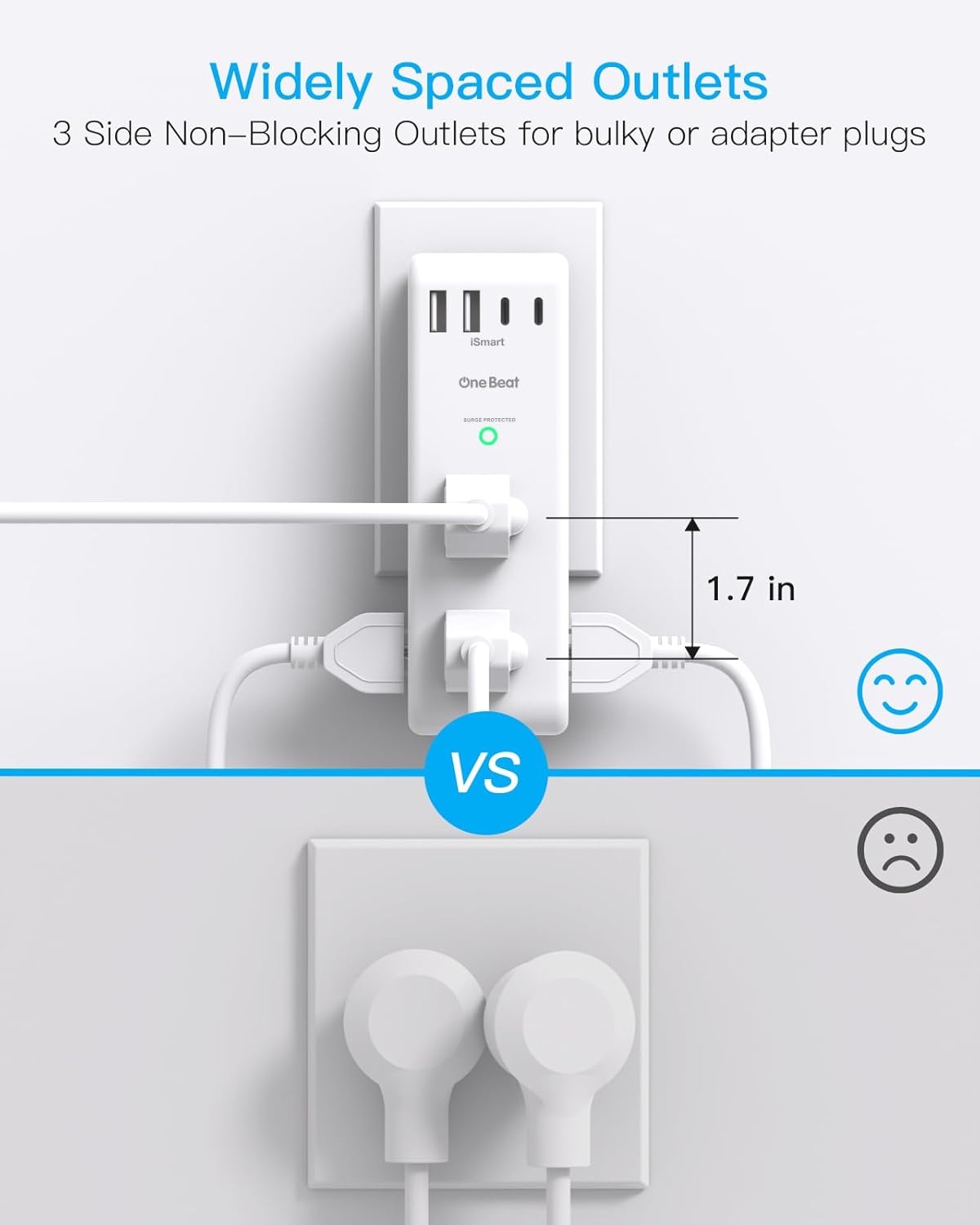 Surge Protector Outlet Extender
