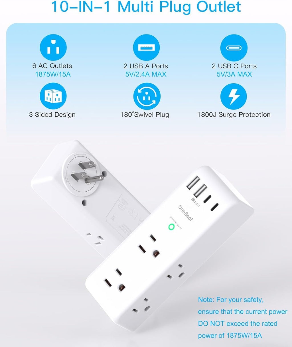Surge Protector Outlet Extender